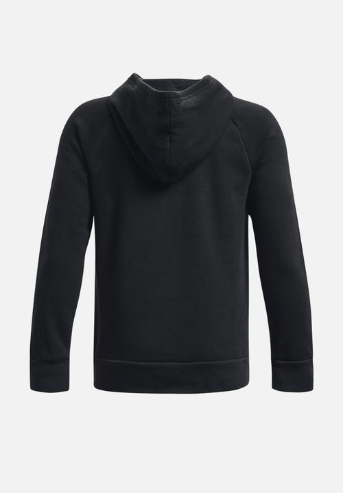 Under Armour - UA Rival Fleece BL Hoodie-Black/White