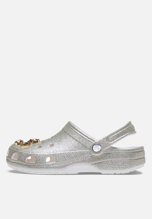 Crocs - Classic Glitter Emb Clog - Silver