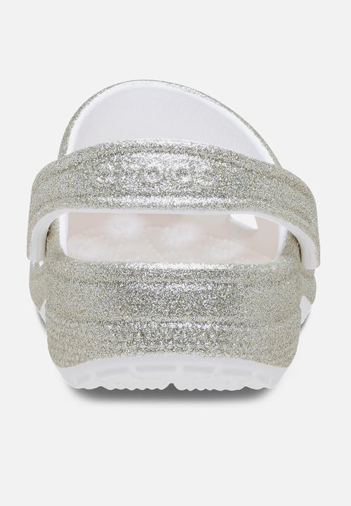 Crocs - Classic Glitter Emb Clog - Silver