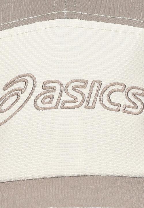 ASICS - Asics 5 Panel Cap - Taupe Grey/Mineral Beige/Huddle Yellow