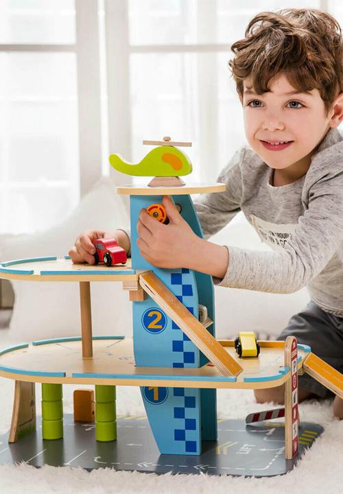 Greenbean Learning - Pretend & play - modern parking garage - multi