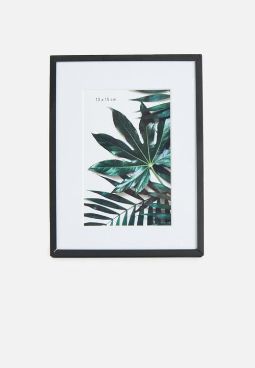H&S - Metal Photo Frame - Black