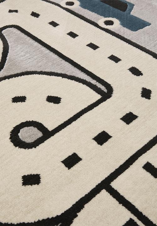 Fotakis - Roadmap rug - Grey