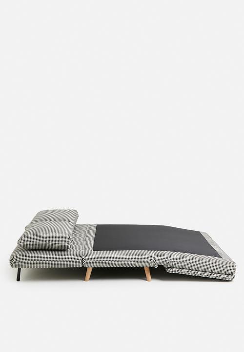 Sixth Floor - Arabella 2 seater foldable sofa chair - houndstooth