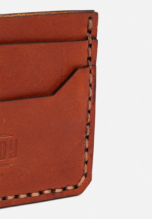 Burgundy - Minimalist wallet