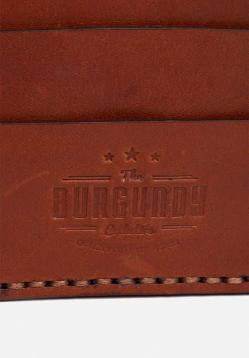 Burgundy - Minimalist wallet