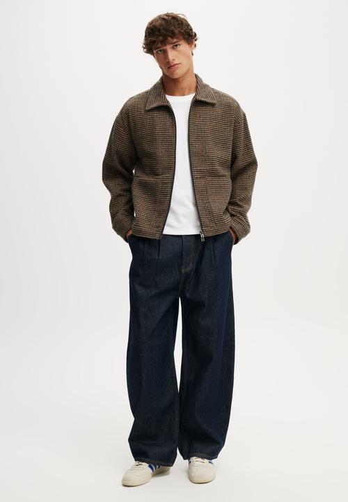 Cotton On - Harrington jacket - houndstooth check