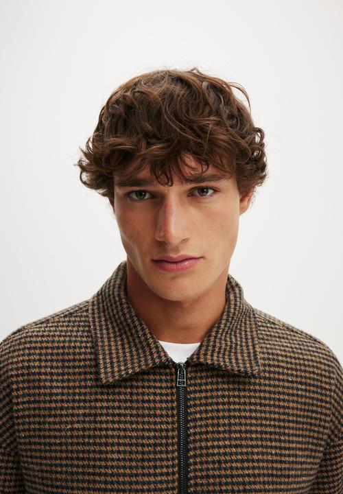 Cotton On - Harrington jacket - houndstooth check