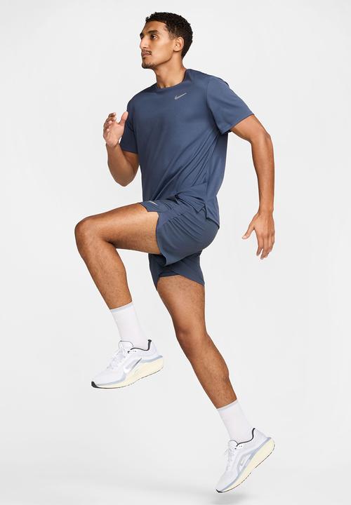 Nike -  Dri-FIT   UV Miler SS Tee - Thunder Blue