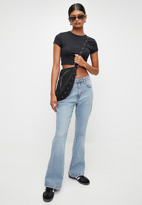 Cotton On - High Flare Jean - Stone Blue