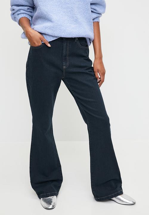 Cotton On - High Flare Jean - Black Shadow