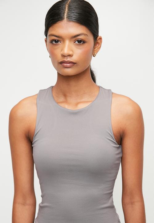 Cotton On - Ultra Soft Racer Tank Top - Allspice