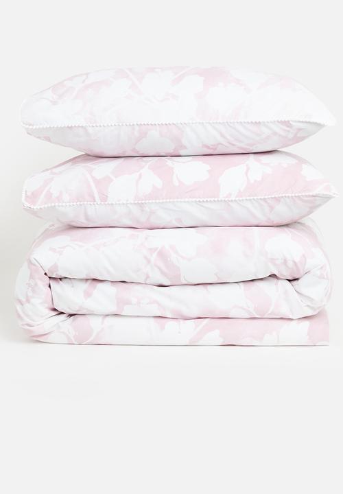 Horrockses - Chiffon floral cotton blend duvet set