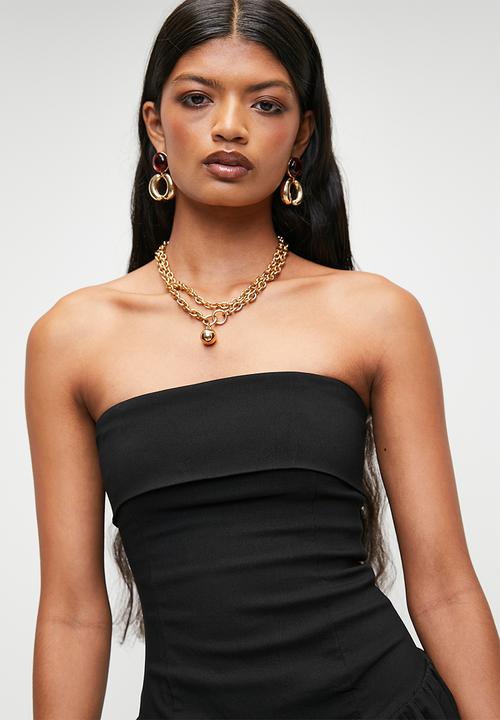 SISSY BOY - KEEP IT CUTE: Dropped Waist Bubble Dress - Black