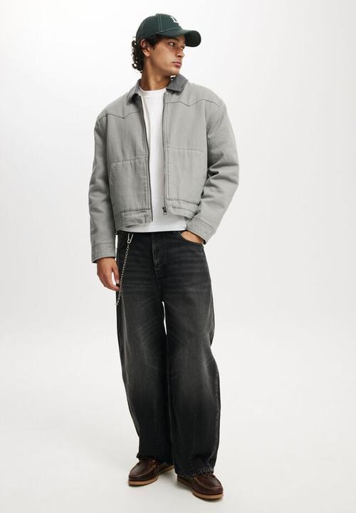 Cotton On - Relaxed carpenter jacket - grey
