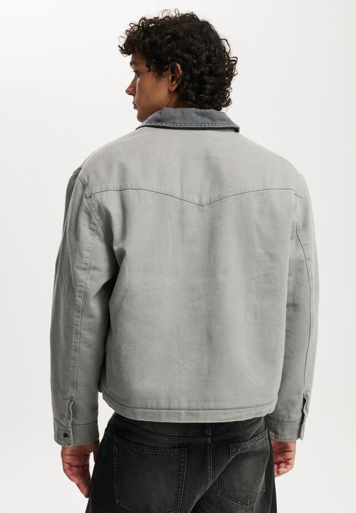 Cotton On - Relaxed carpenter jacket - grey