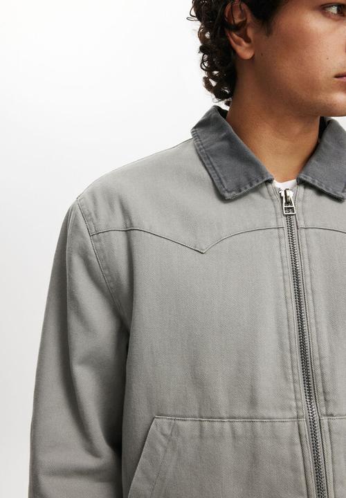 Cotton On - Relaxed carpenter jacket - grey
