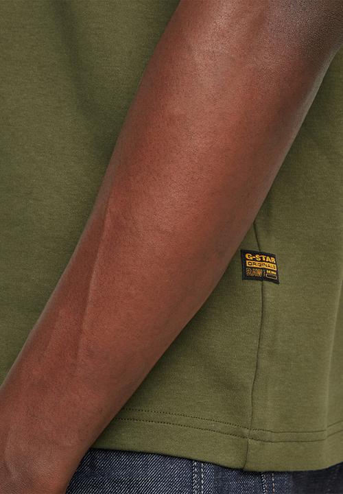 G-STAR - Old skool logo r t - green
