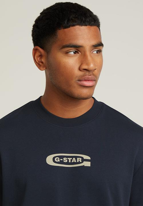 G-STAR - Old skool logo r t - blue