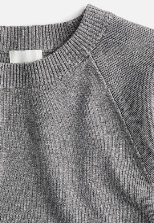 H&M - Short jumper - grey marl