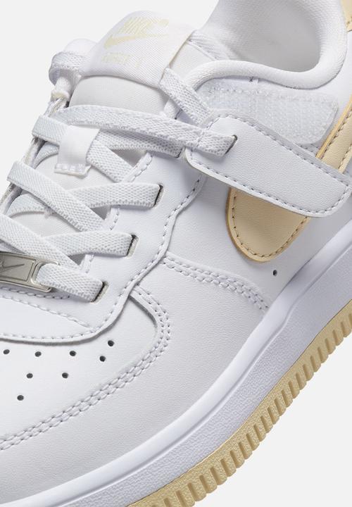 Nike - Nike Force 1 Low Easyon Ps - White/Lt Khaki-White
