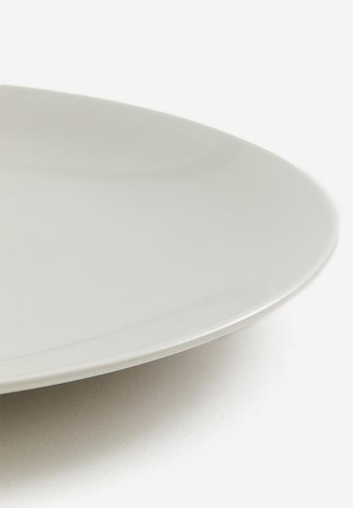 H&M - Porcelain plate - light beige