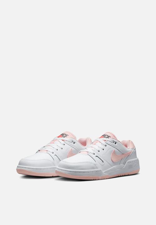 Nike - Nike Full Force Low - White/Echo Pink-Bright Mango-Black