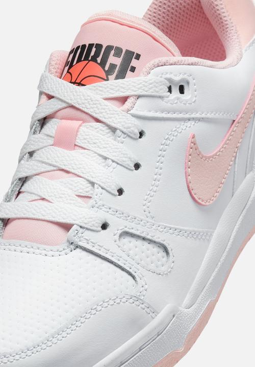 Nike - Nike Full Force Low - White/Echo Pink-Bright Mango-Black