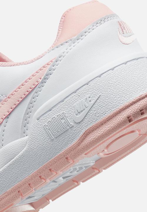 Nike - Nike Full Force Low - White/Echo Pink-Bright Mango-Black