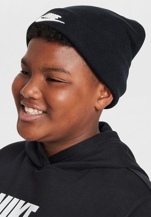 K nk peak beanie tc fut - black/white