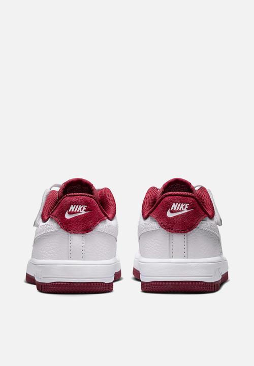 Nike - Nike Force 1 Low Easyon Lv8 3 Ps - White/White-Team Red