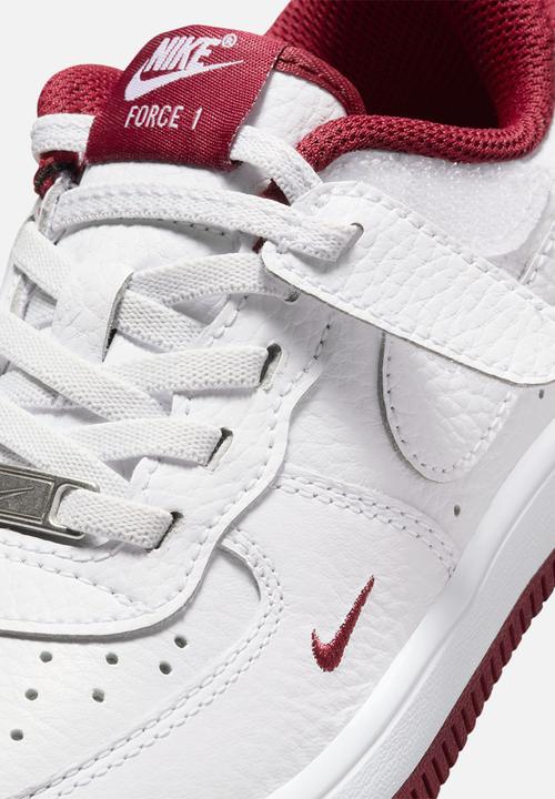Nike - Nike Force 1 Low Easyon Lv8 3 Ps - White/White-Team Red