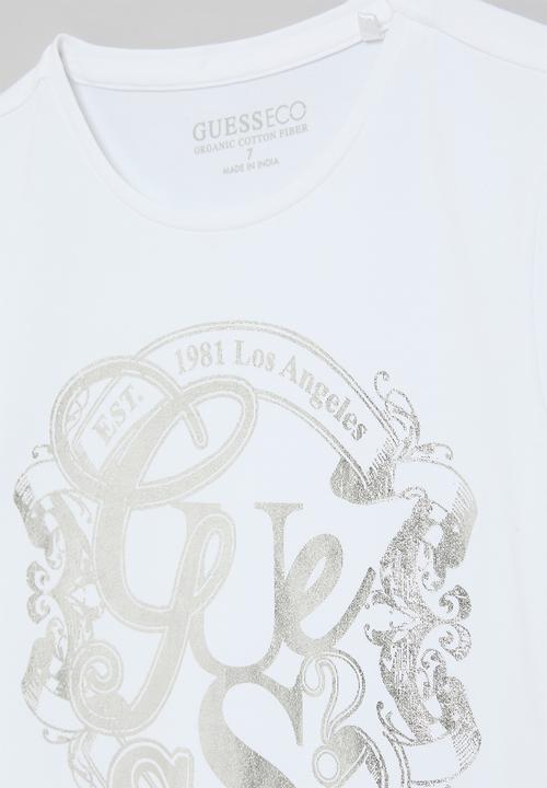 GUESS - Short sleeve T-shirt - pure white