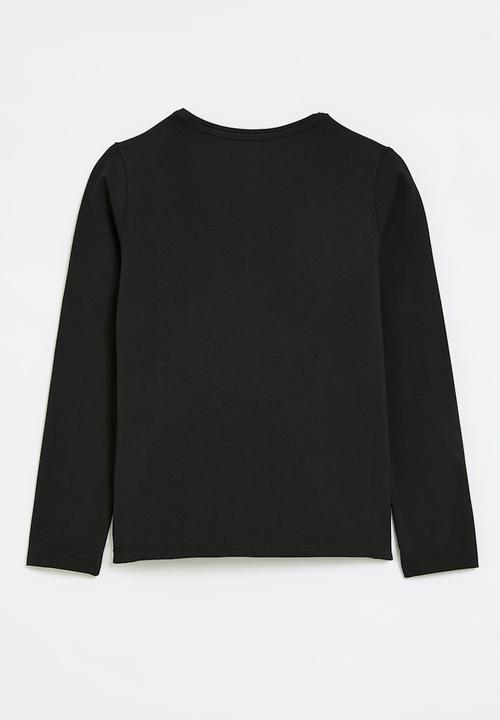 GUESS - Long sleeve T-shirt - jet black a996
