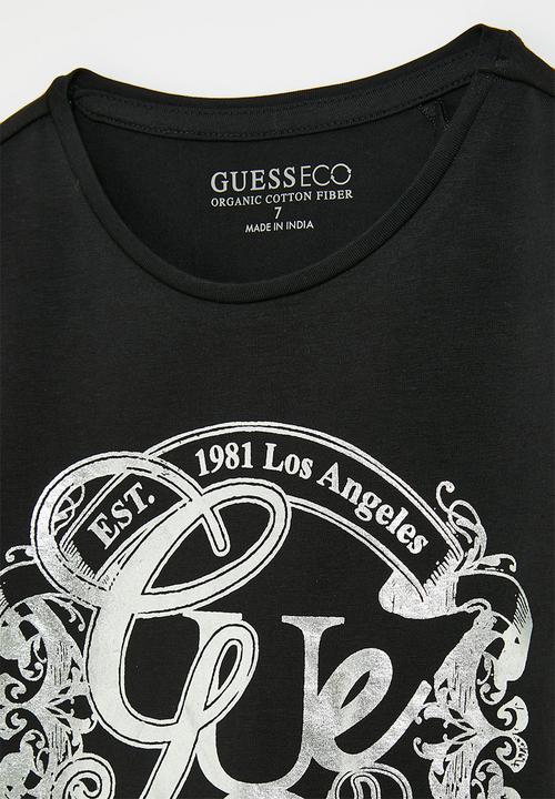 GUESS - Long sleeve T-shirt - jet black a996