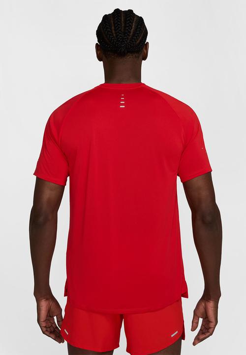 Nike - Stride  Dri-FIT ADV Short-Sleeve Running Top- University Red