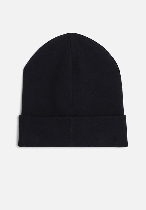 Tommy Hilfiger - Linear logo beanie - black