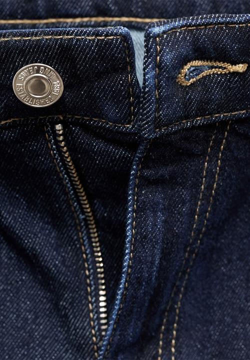 MANGO - Jeans Newmom - Open Blue