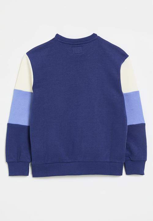 GUESS - Long sleeve active top - blue/white combo