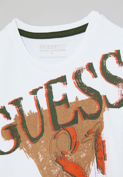 GUESS - Long sleeve T-shirt - pure white