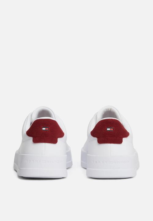 Tommy Hilfiger - Th court leather grain ess - Rouge