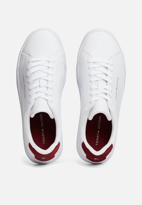 Tommy Hilfiger - Th court leather grain ess - Rouge