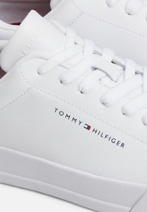 Tommy Hilfiger - Th court leather grain ess - Rouge