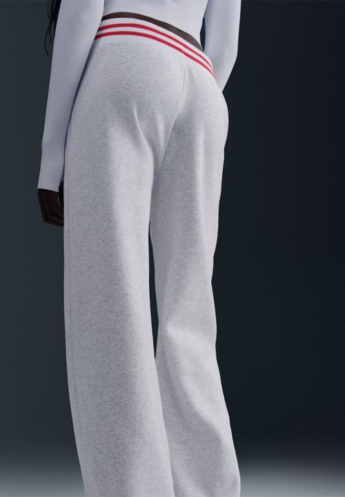 Nike - Nike Phoenix wide leg pant- Birch Heather