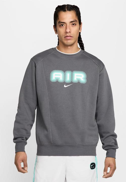 nike w nsw air crew dress bb flc