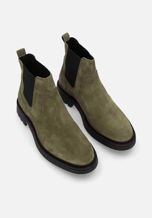 Tommy Hilfiger - Light hilfiger suede chelsea - utility olive