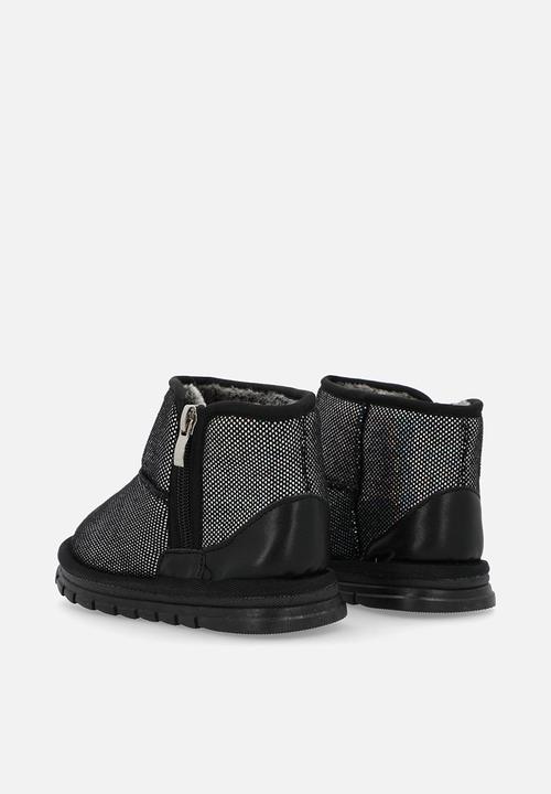 Pop Candy - Mettalic boots - black