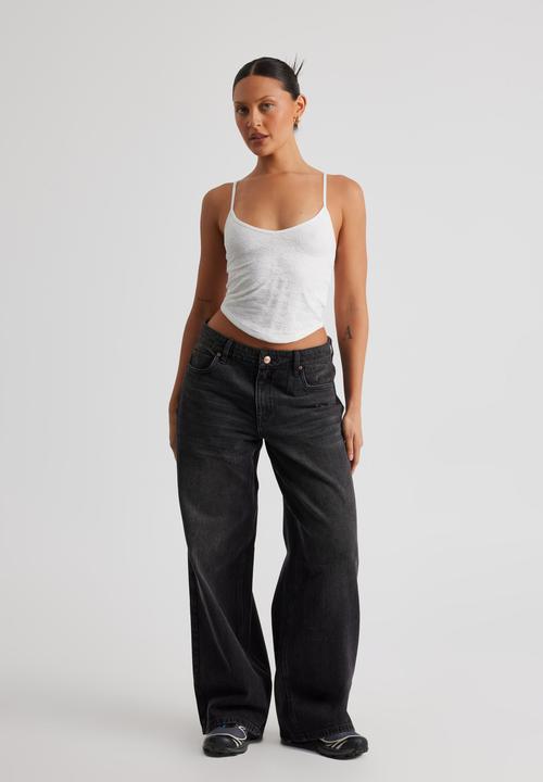 Factorie - Mid Rise Baggy Jean - Midnight Black