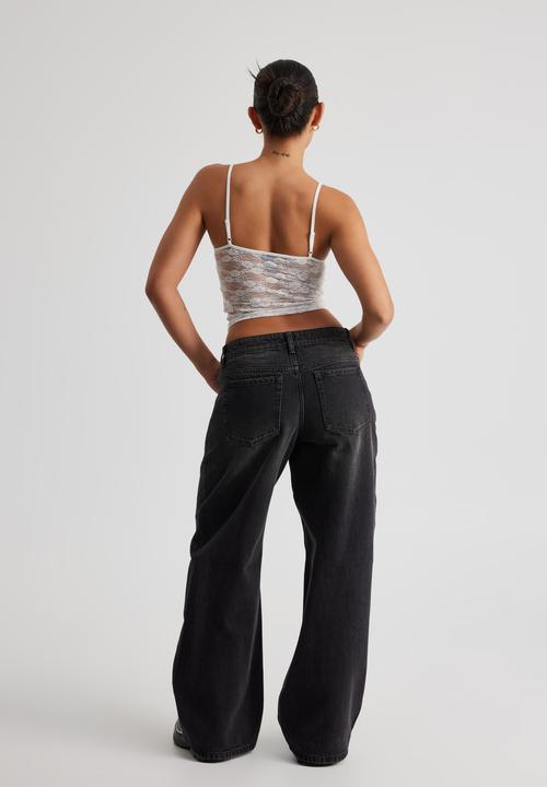 Factorie - Mid Rise Baggy Jean - Midnight Black
