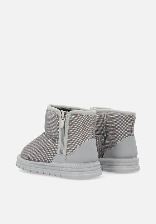 Pop Candy - Scuba mesh boots - grey